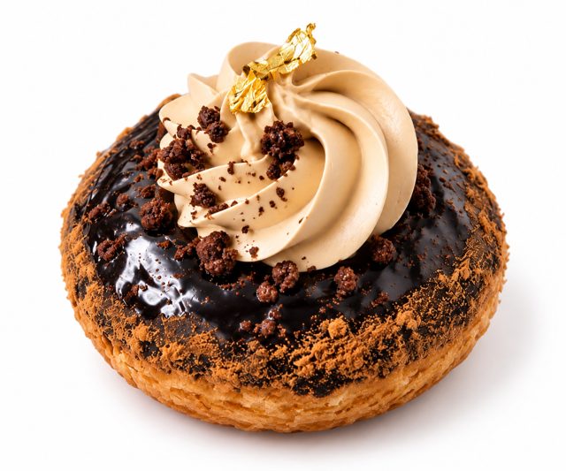 Chocolate Dulce De Leche donut